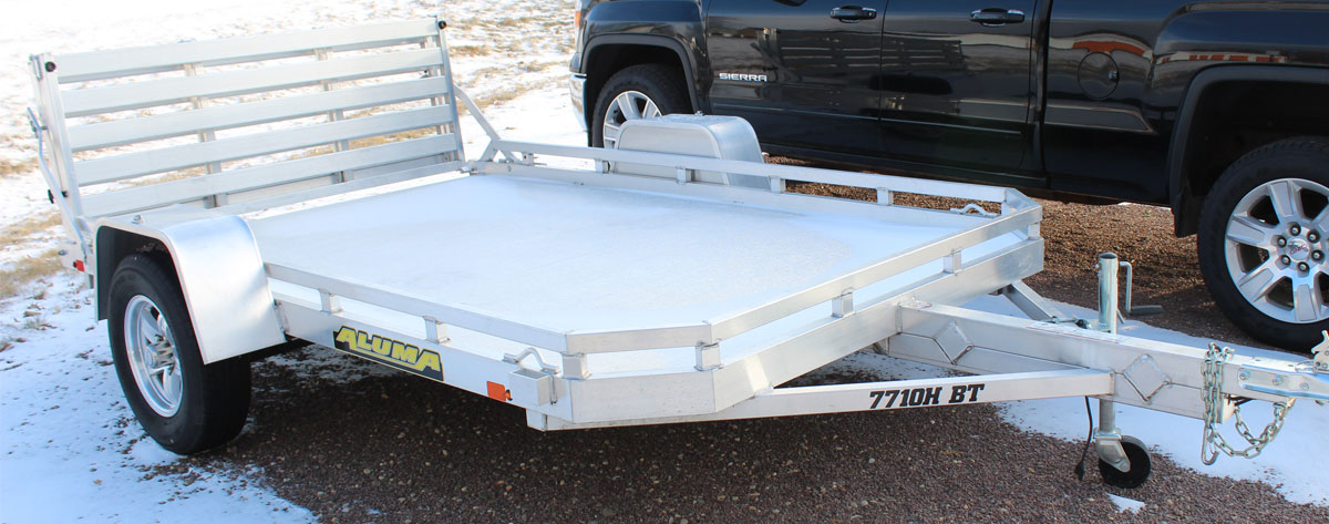 Aluminum Utility Trailer available for purchase at NCS Auto & Detail